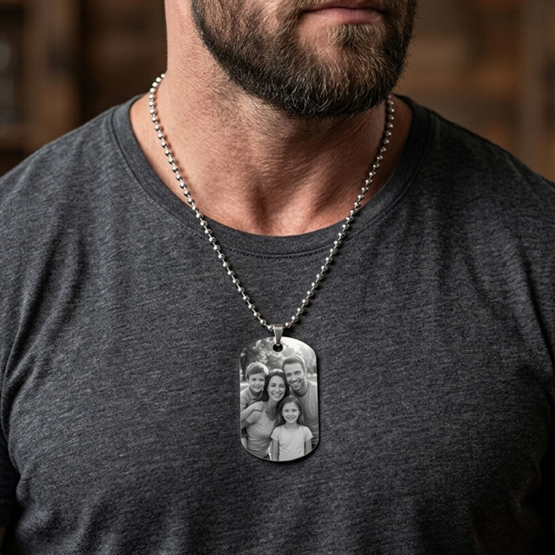 COLGANTE MILITAR PERSONALIZADO DOBLE CARA REF0035A - 2